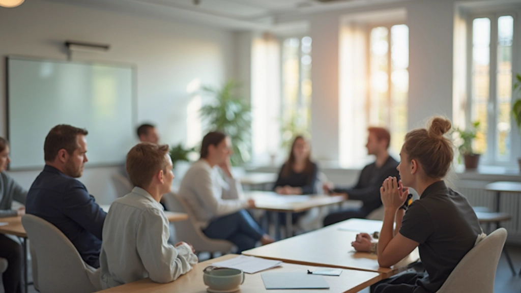 Professionelle Trainingsumgebung für persönliches Wachstum mit modernem Lernraum
